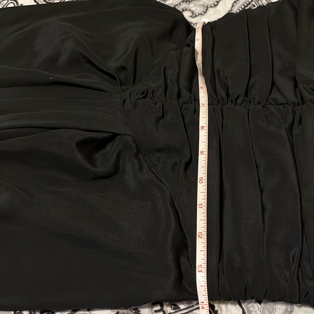 Vintage 100% Silk Black Sweetheart w/Straps Dress Size 10 more like a Size 6 - Picture 7 of 7